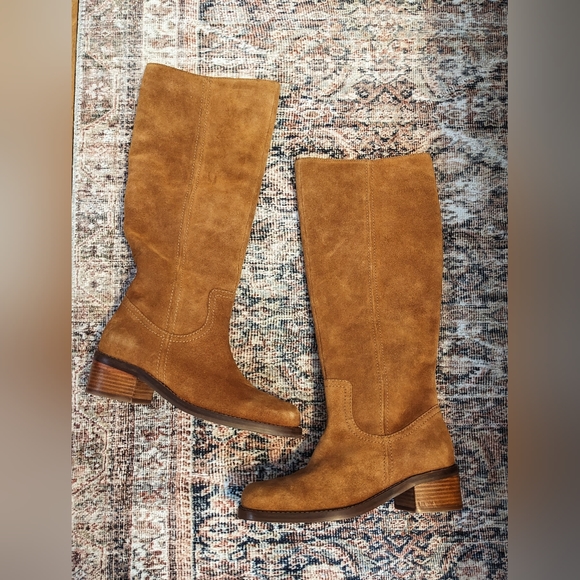 Seychelles Suede Riding Boots - Picture 2 of 7